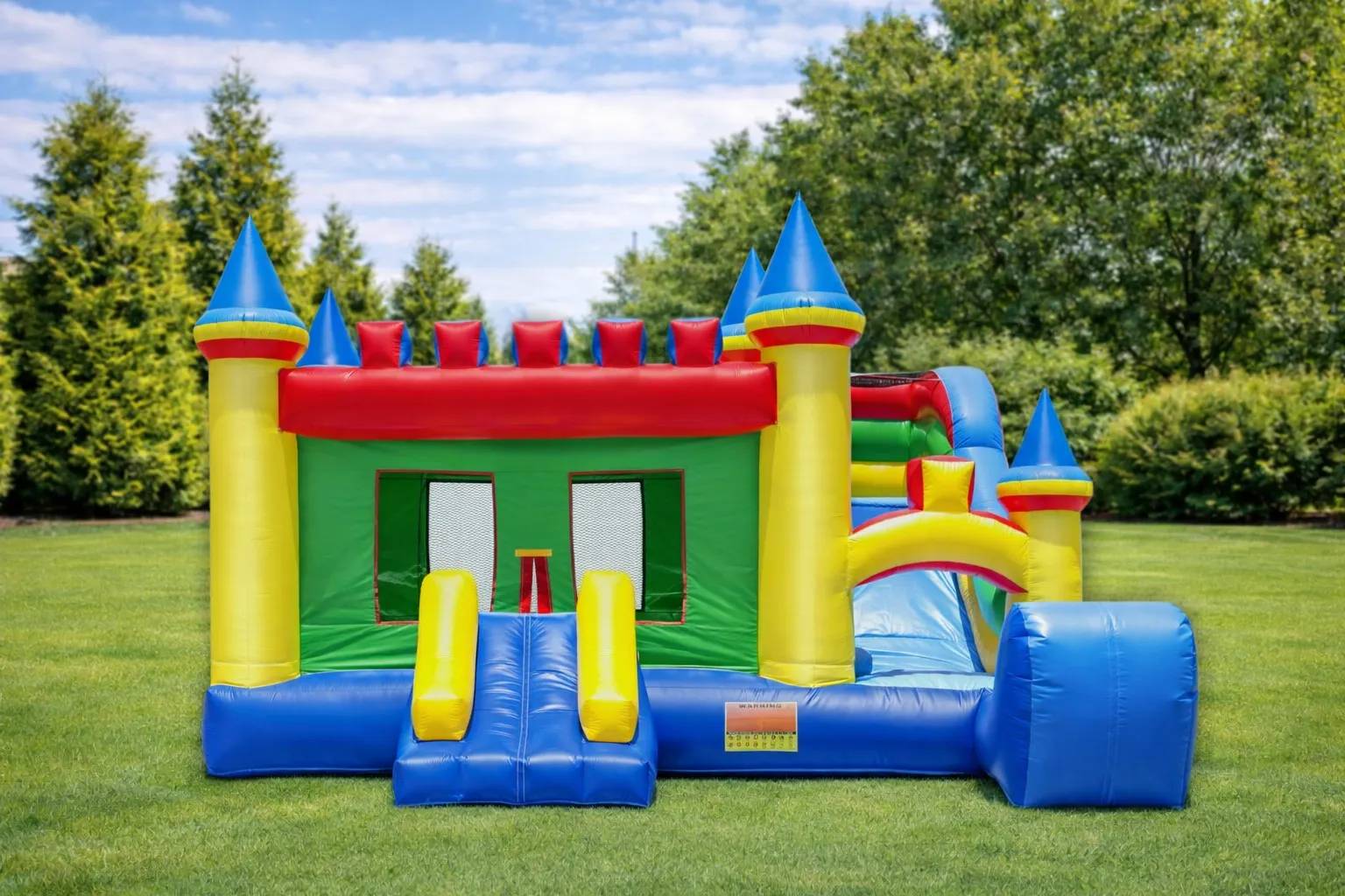 Castle Bounce House W/ Slide 