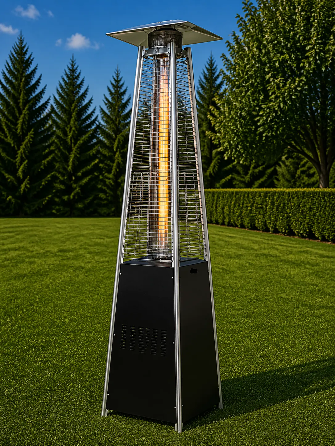 pyramid patio heater