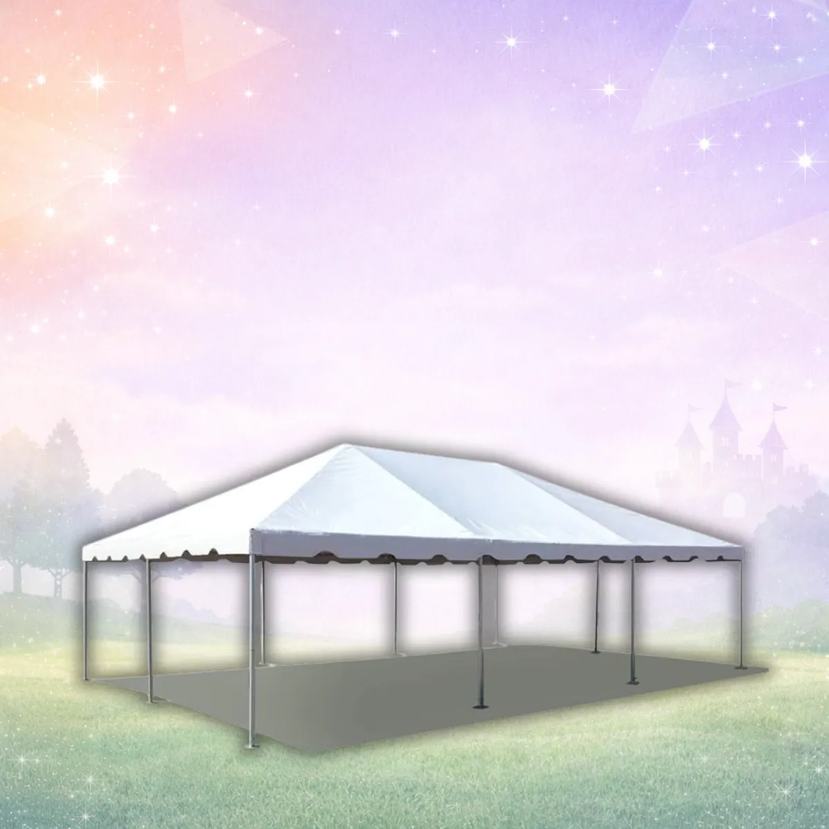 20'x30' West Coast Frame 14 oz Party Tent - White