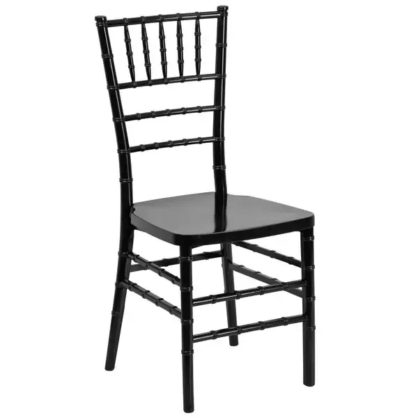 Black Resin Chiavari (W/O Cushion)