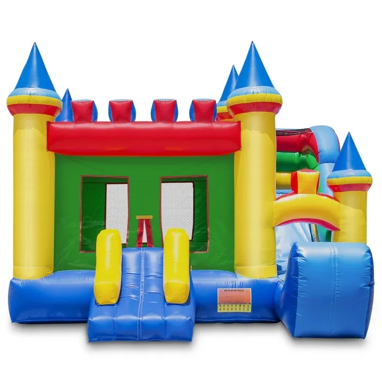 Castle Bounce House-With Slide 