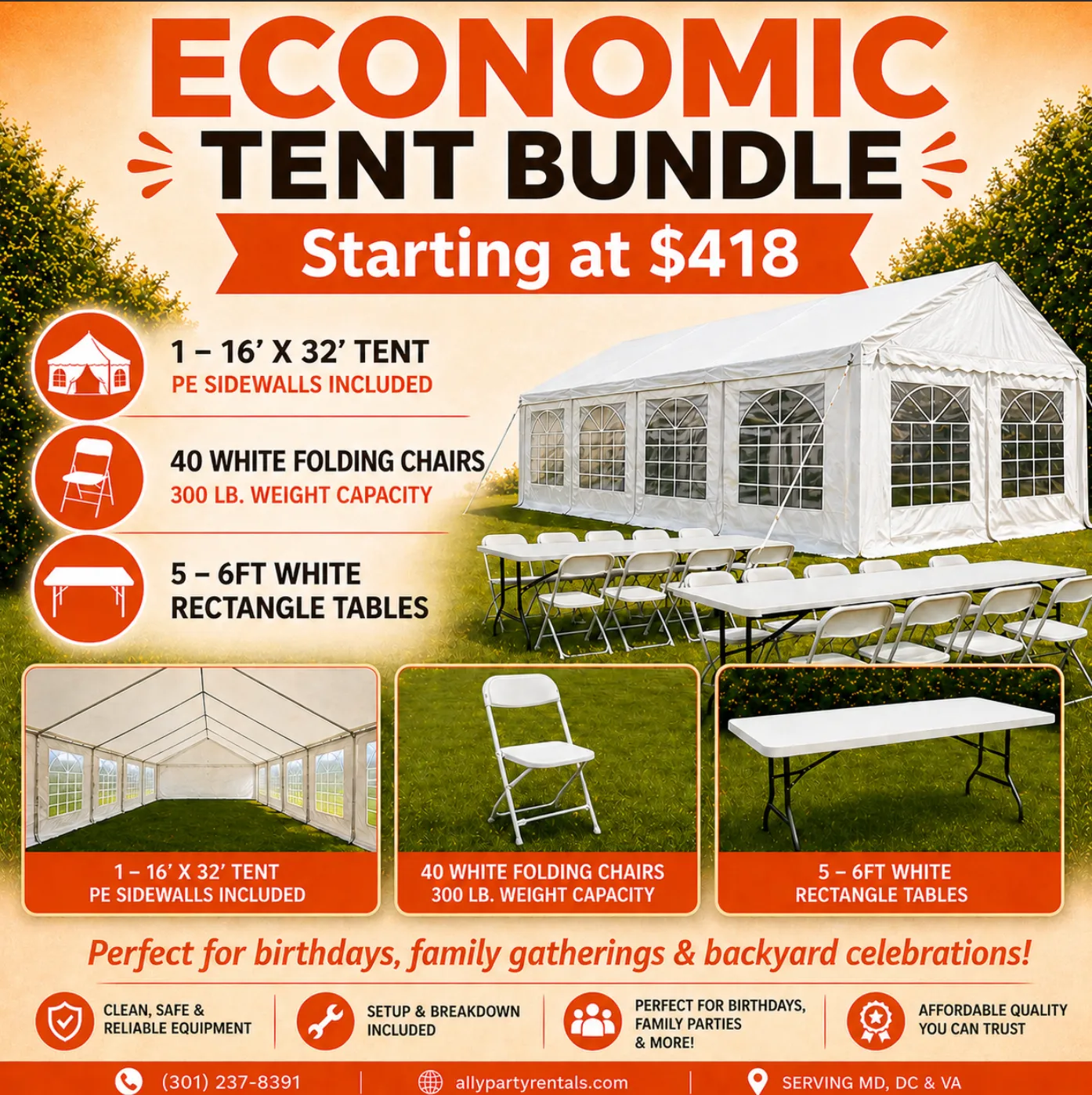 Economic Tent Package