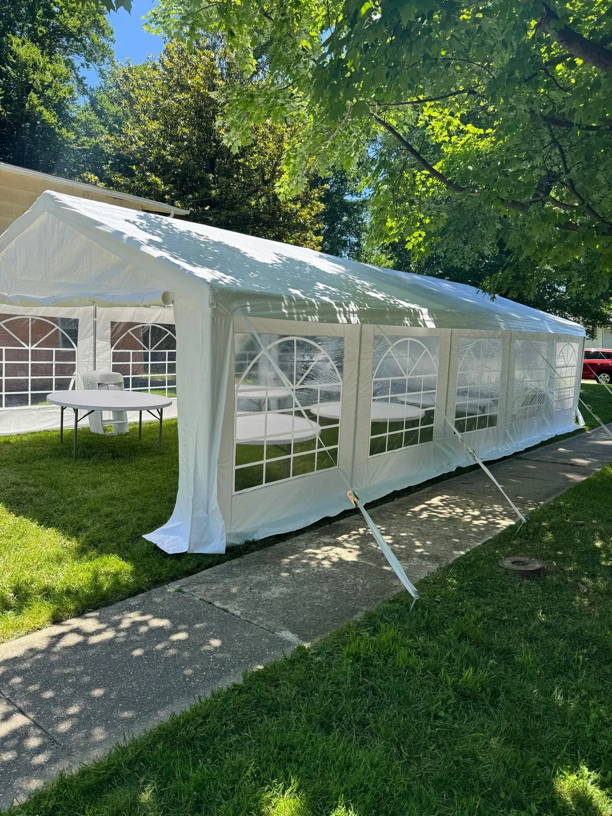 16x32 Tent PE Side walls Included 