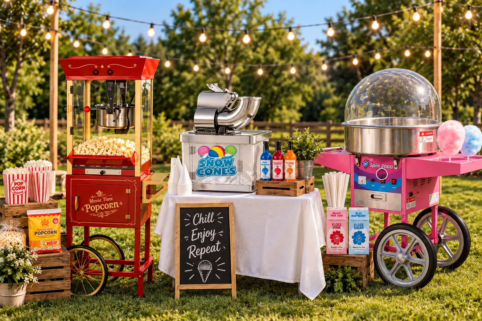 Concession Machine Trio Bundle - Supplies Sold Seperately