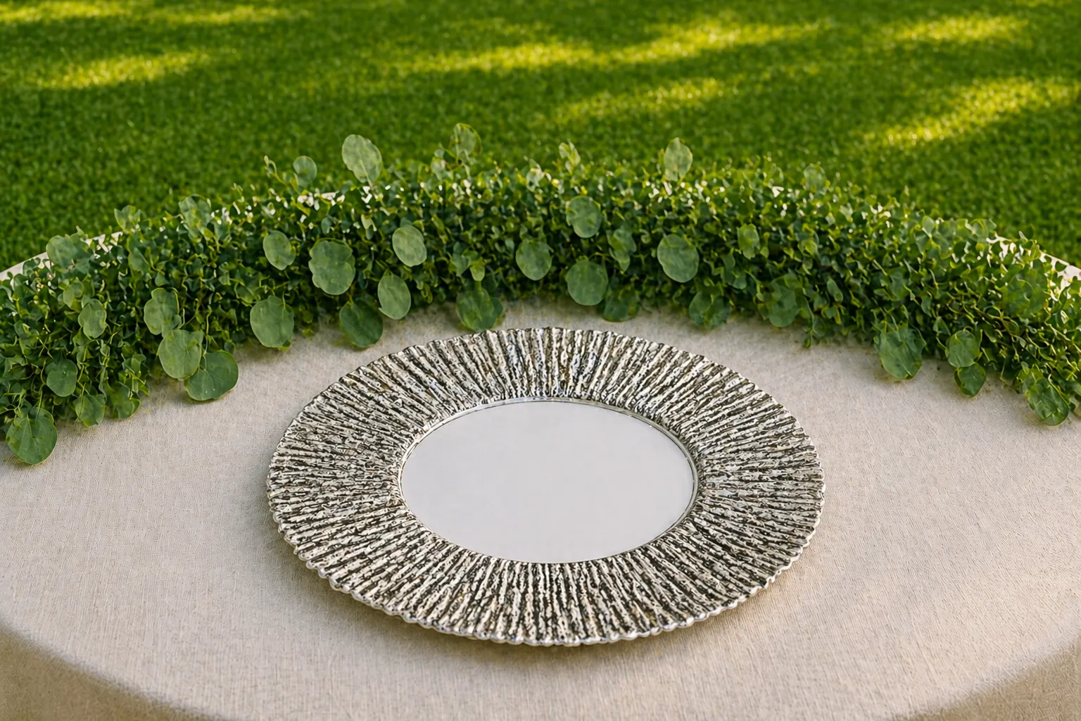 Charger Plate - Silver