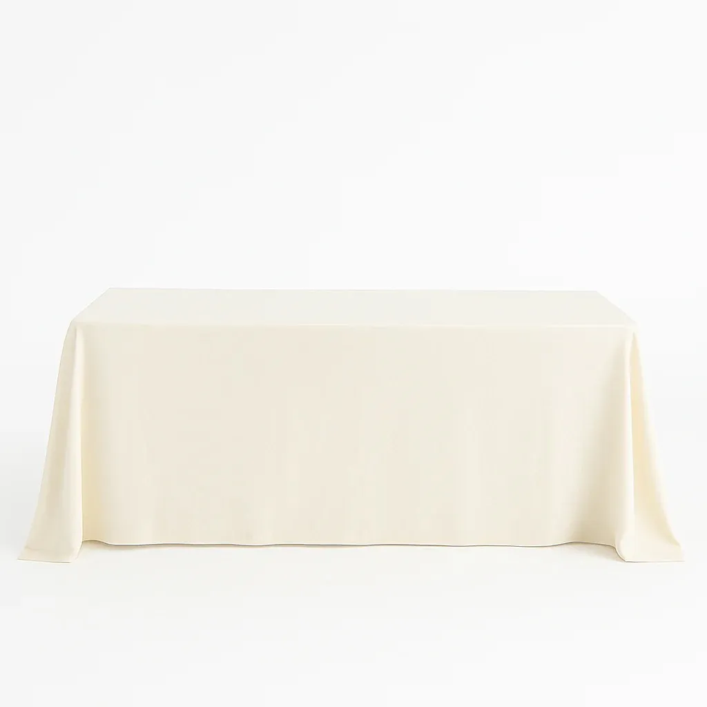 Tablecloth - Rectangle Ivory  90" x 156"