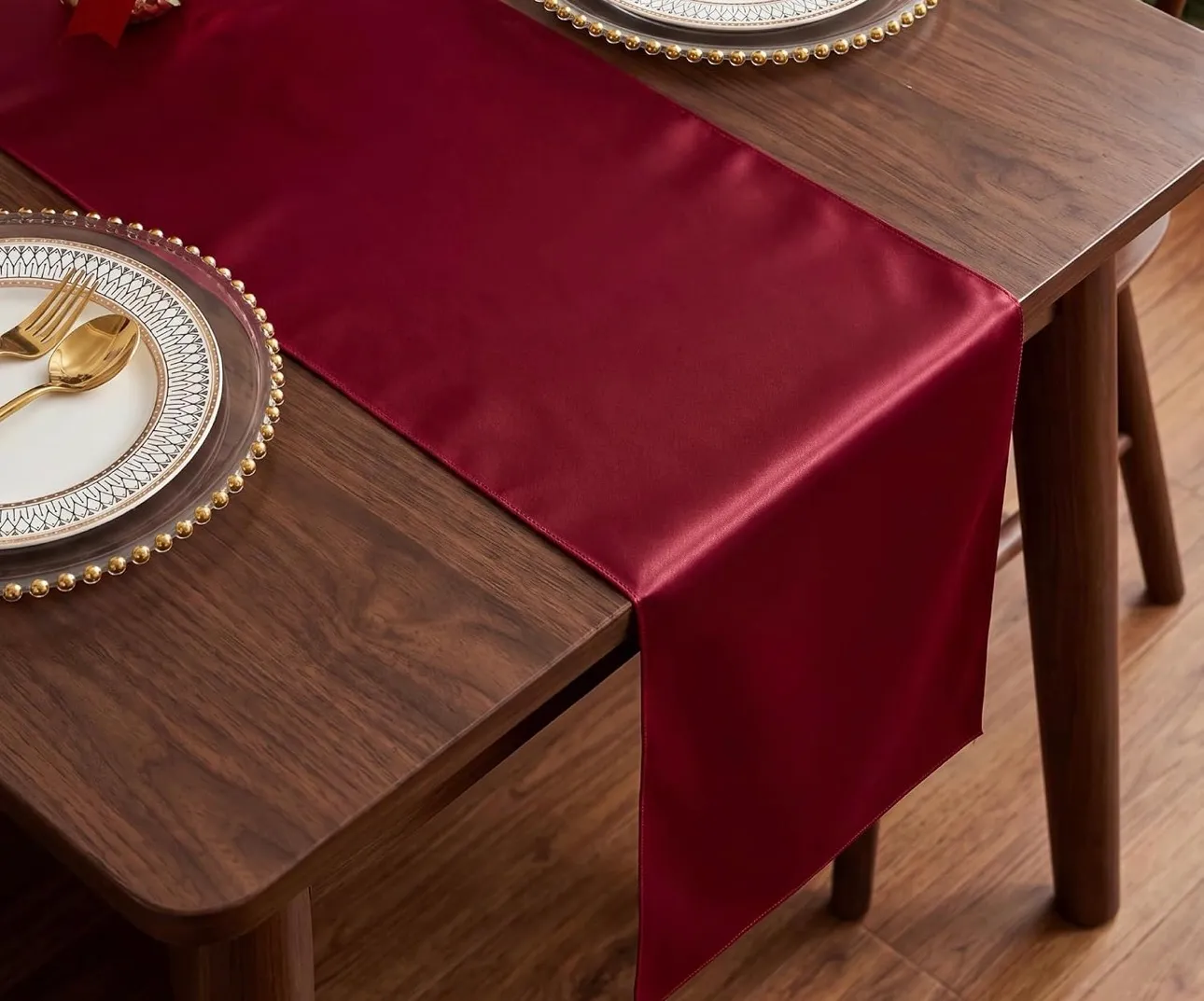 Table Runner Burgundy 