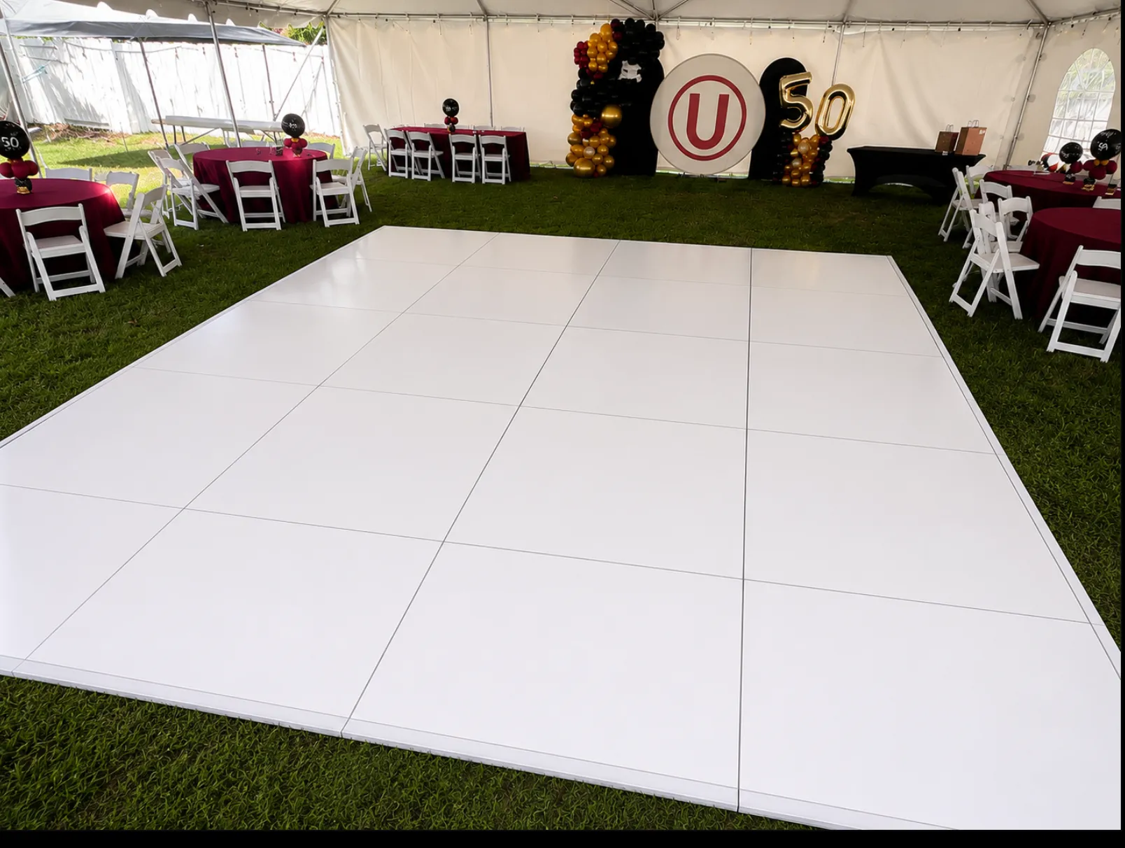 16'x16' Dance Floor - White