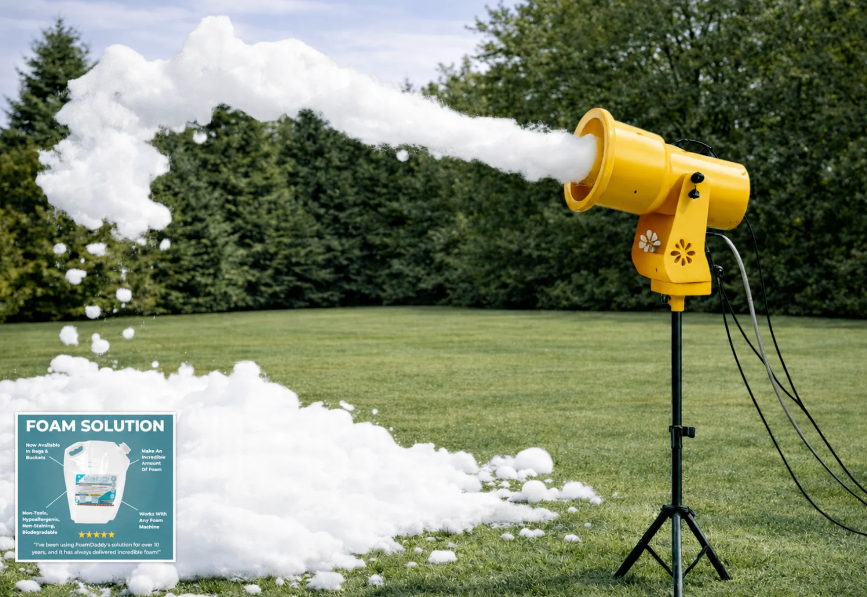 Foam Machine (Includes Foam and Machine Operator) - 2 Hours
