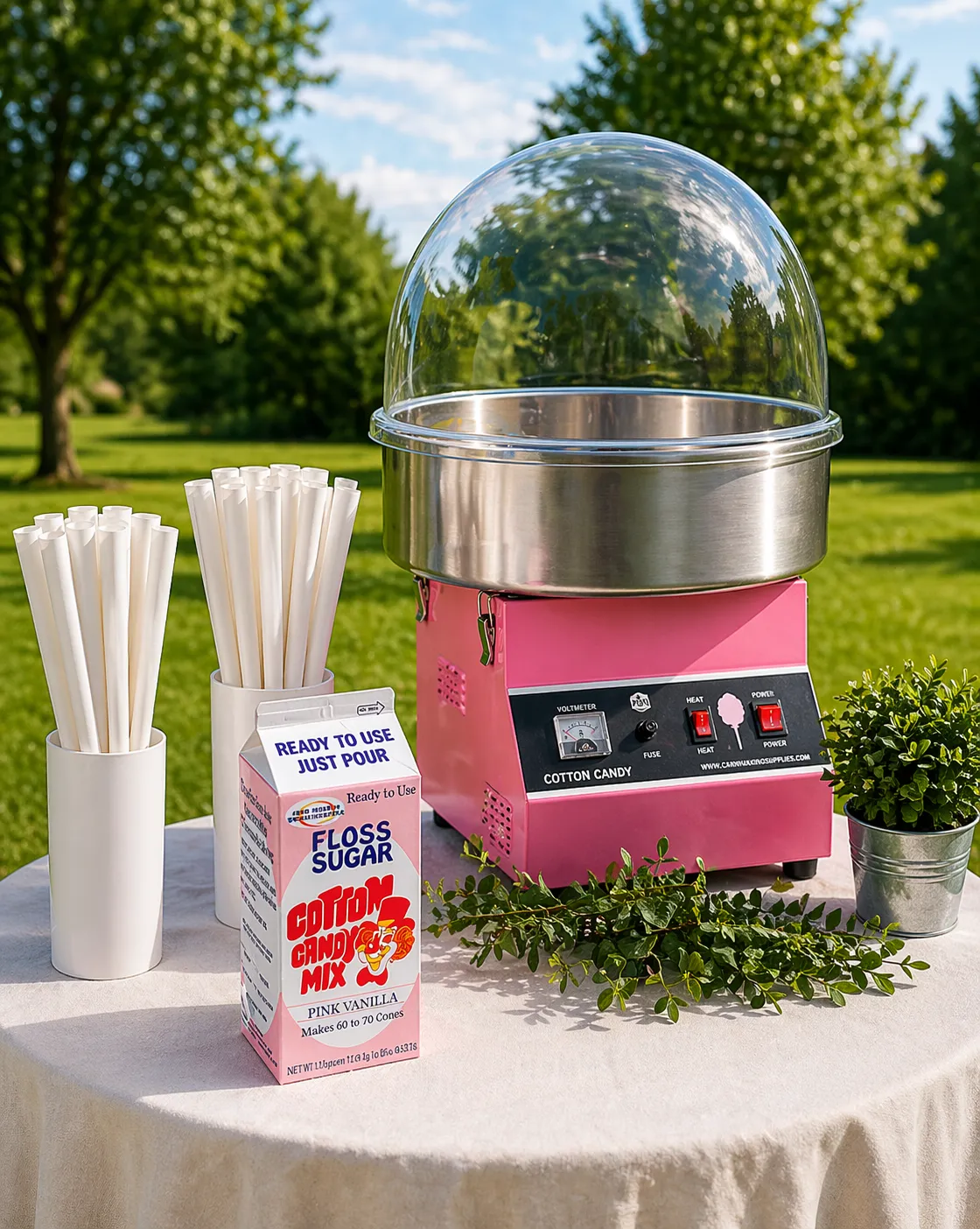 Cotton Candy Machine Package #2  (50 people)