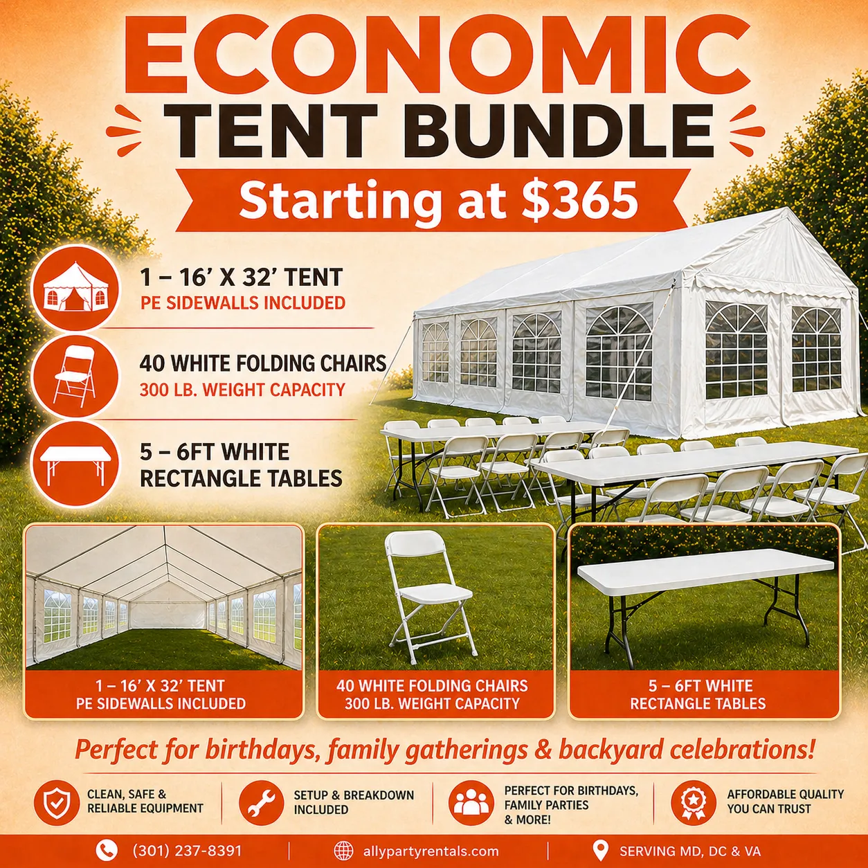 Economic Tent Package