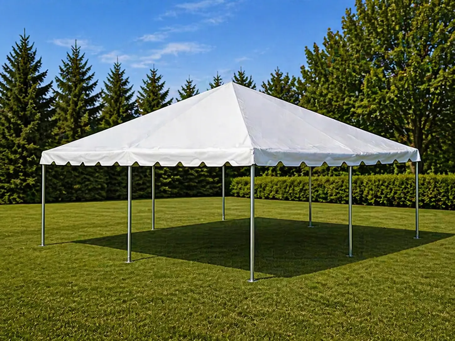 20' x 20' Premium Frame Party Tent -  18oz pvc vinyl 