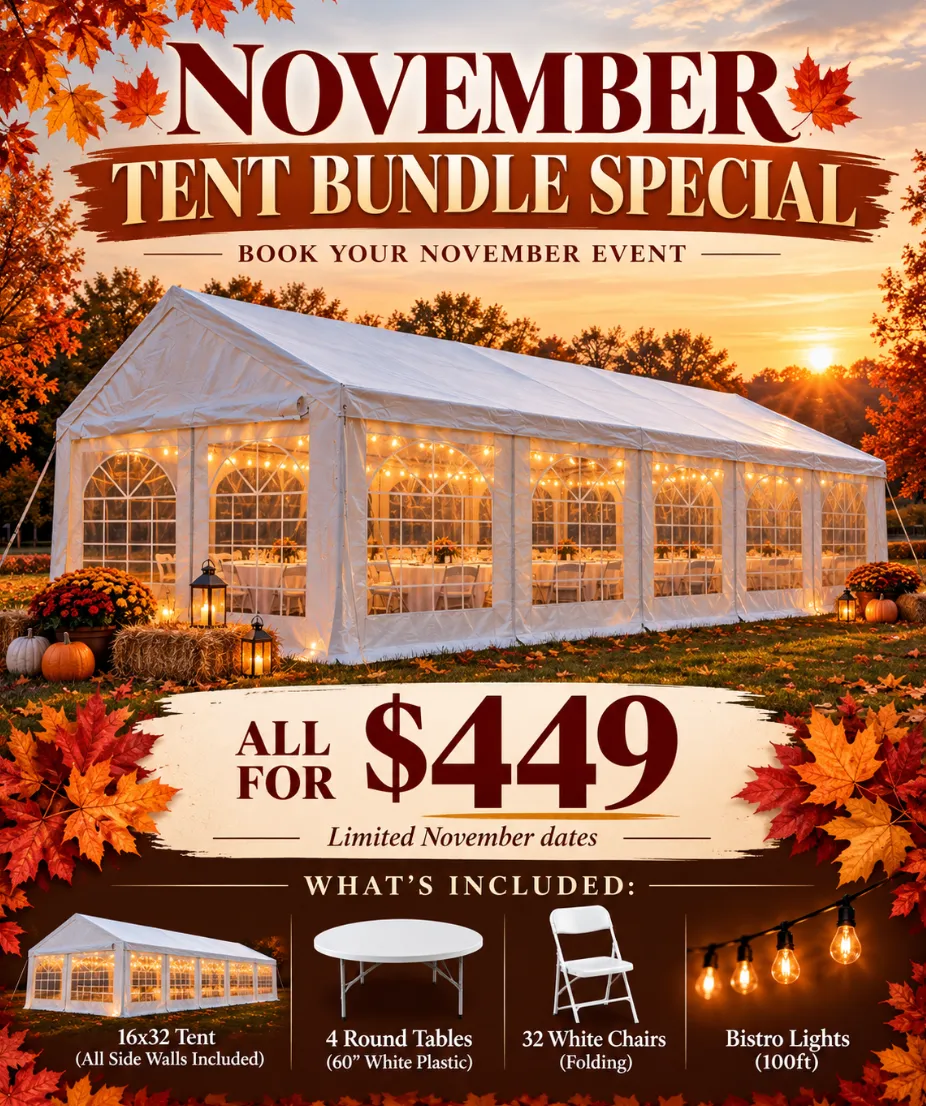 November Special - 16x32 Tent Bundle