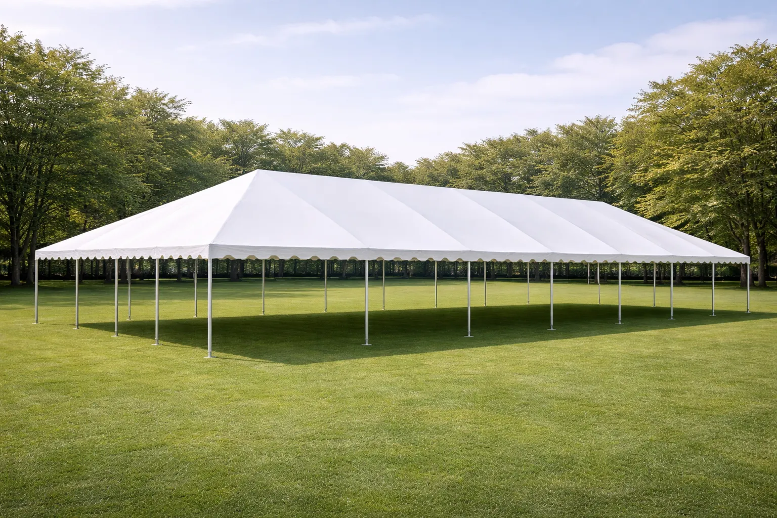 40'x80'  Frame Party Tent - White