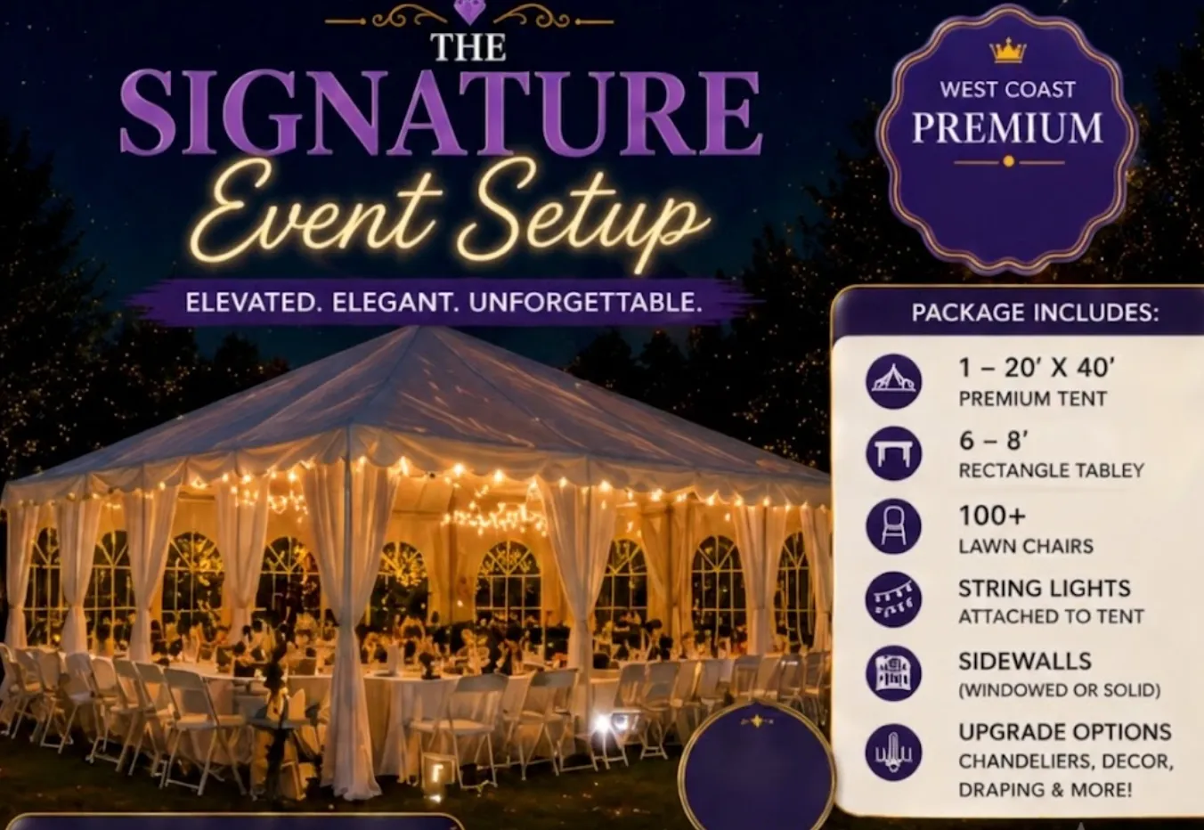 The Signature Event Setup (LIMITED)