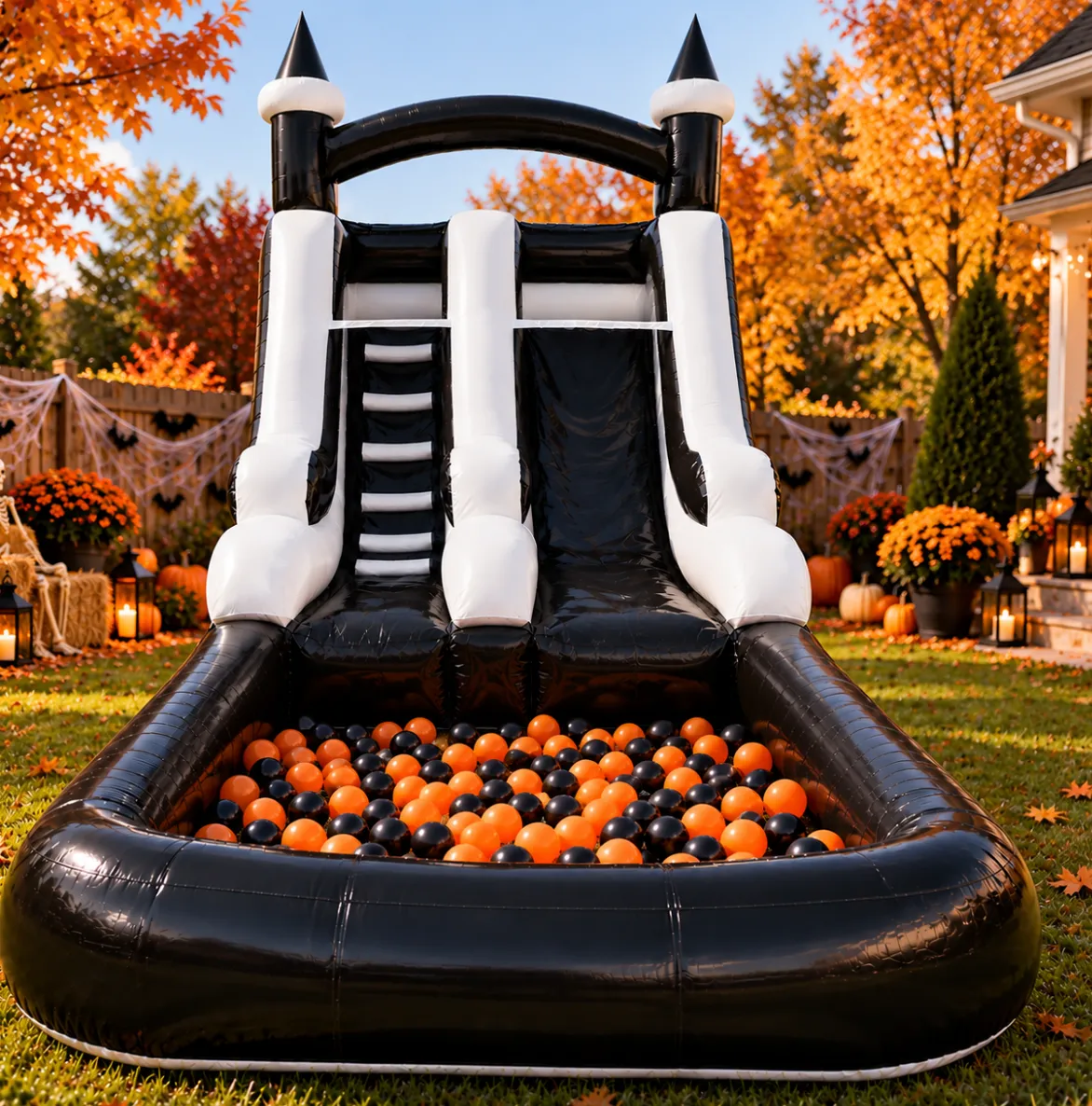 Black & White Castle Slide #27