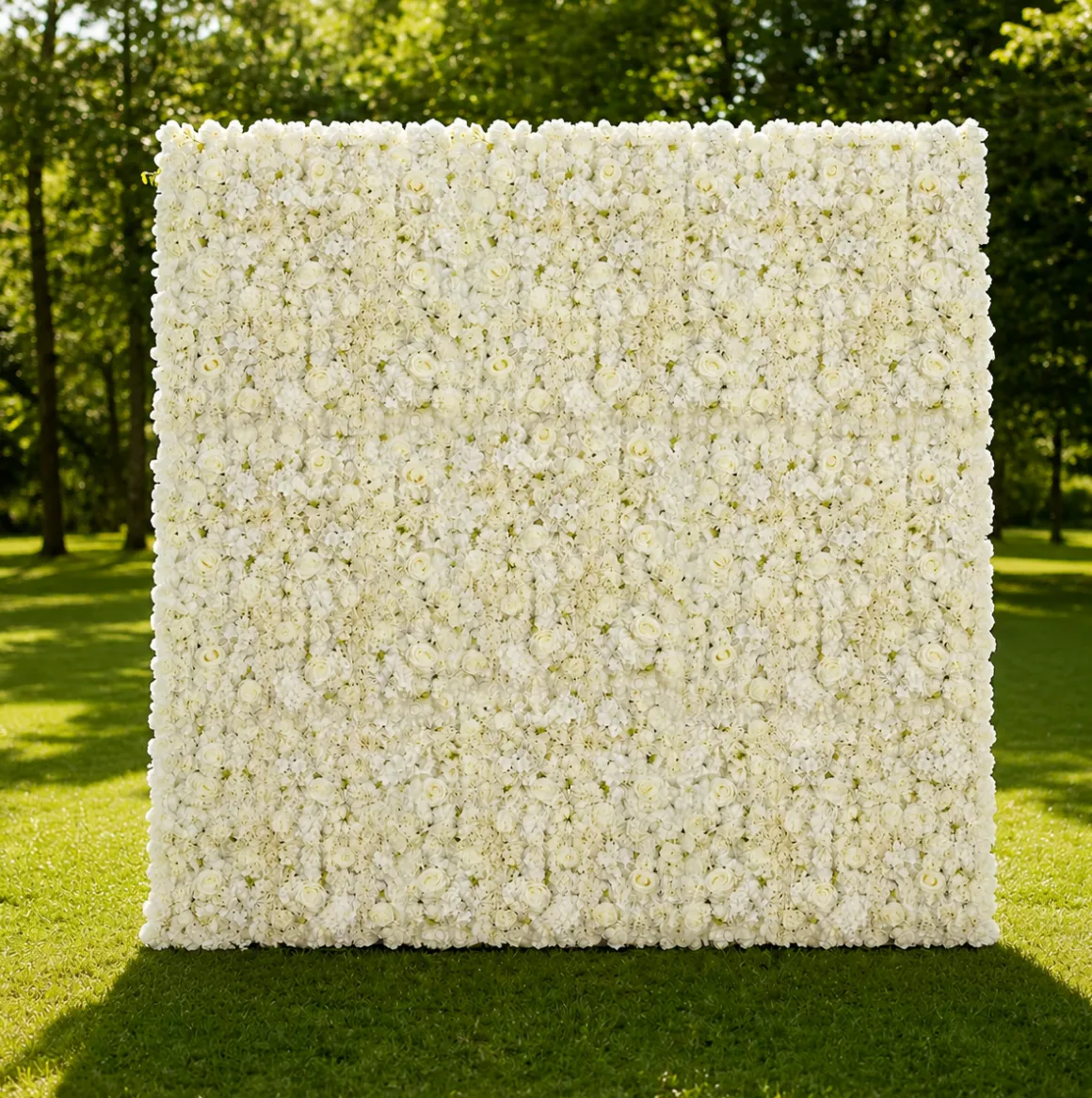 Flower Wall (White) - 8ft x 8ft