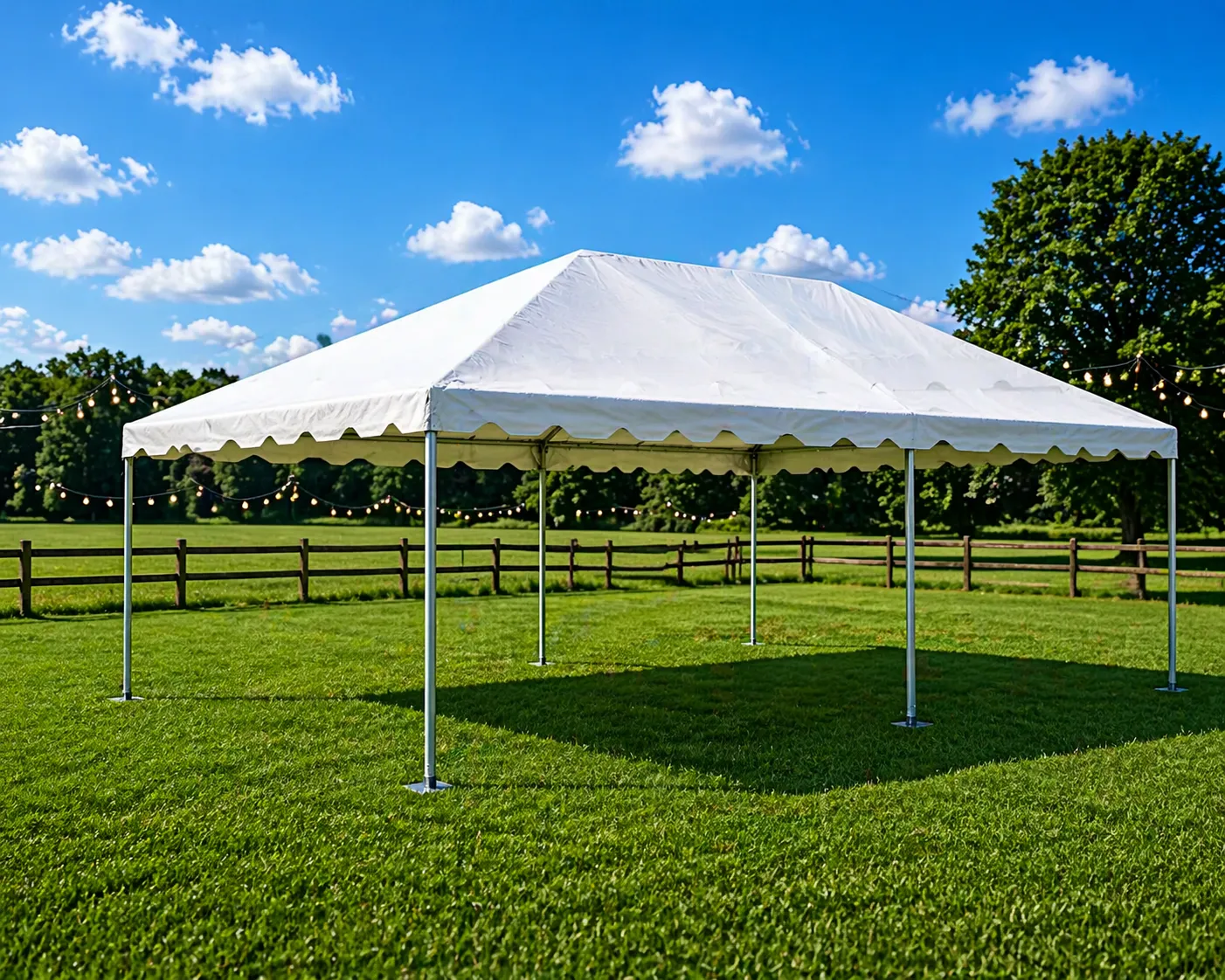 10' x 20' Premium West Coast Frame Party Tent - White