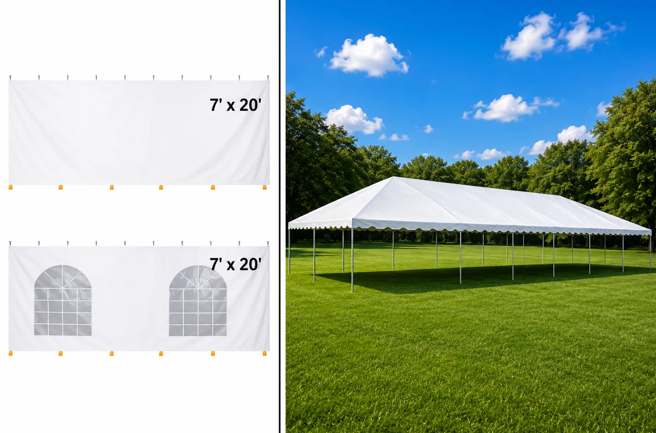40'x60' Premium Tent with Side Walls