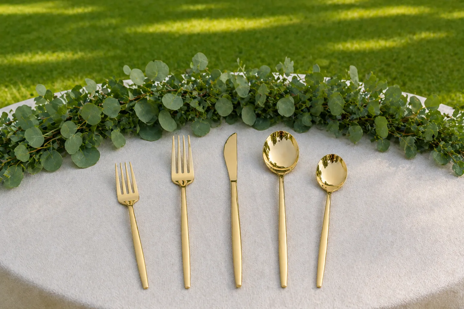 Gold Flatware