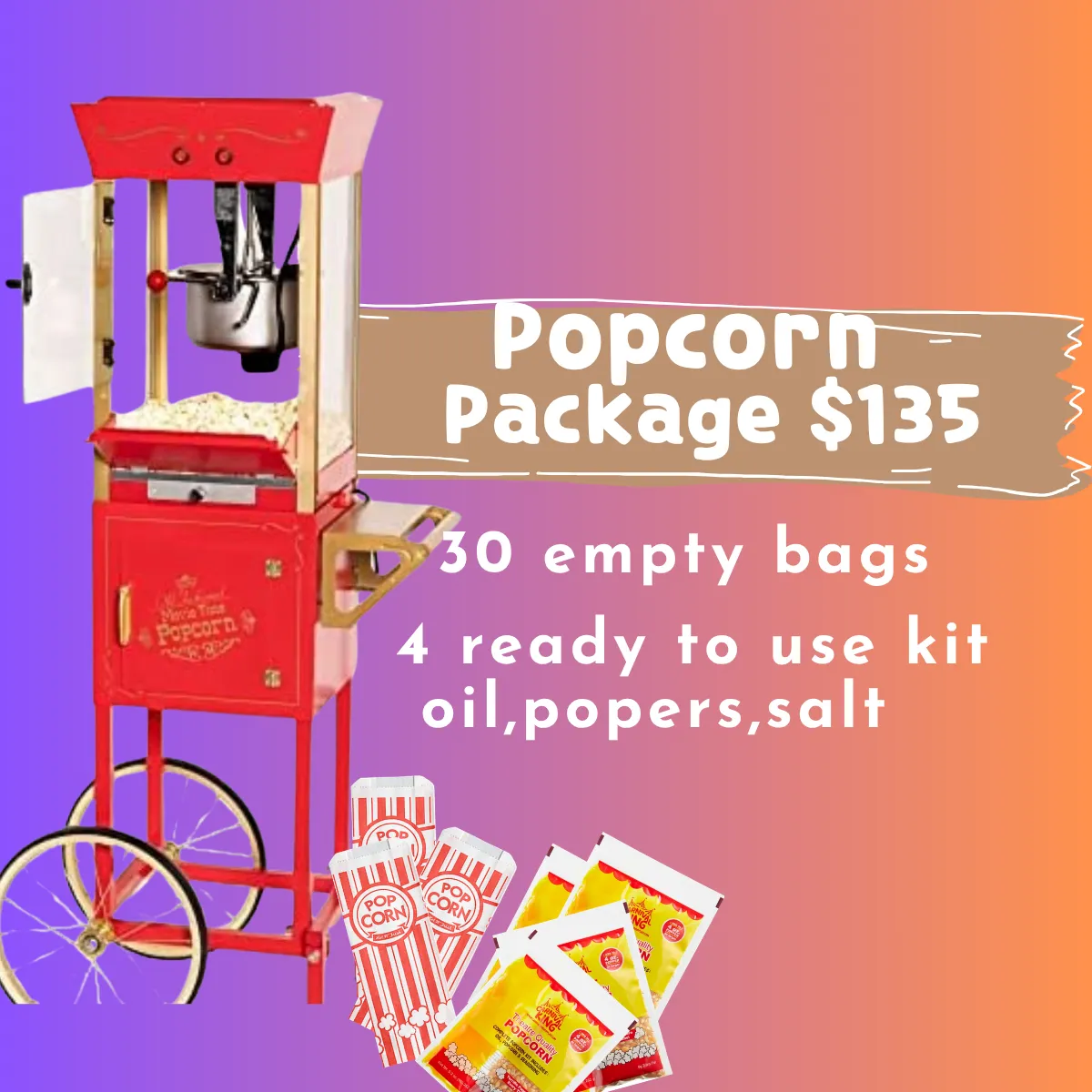 Popcorn Package ( Up to 30 People )
