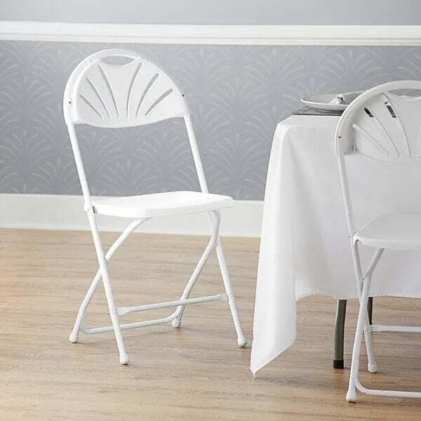 Fan folding chairs 