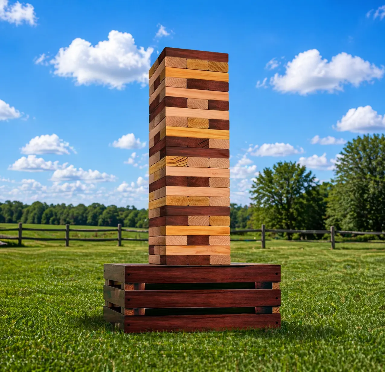Giant Tower Game (Reclaimed Wood Edition)