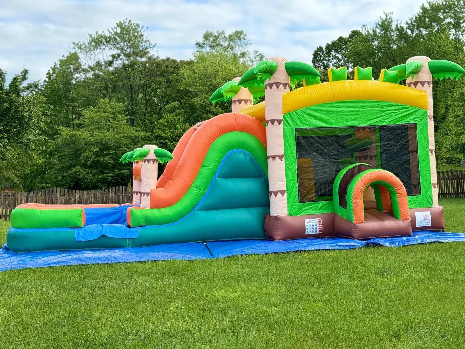 Rainforest Castle & Slide (#11 Wet or Dry)