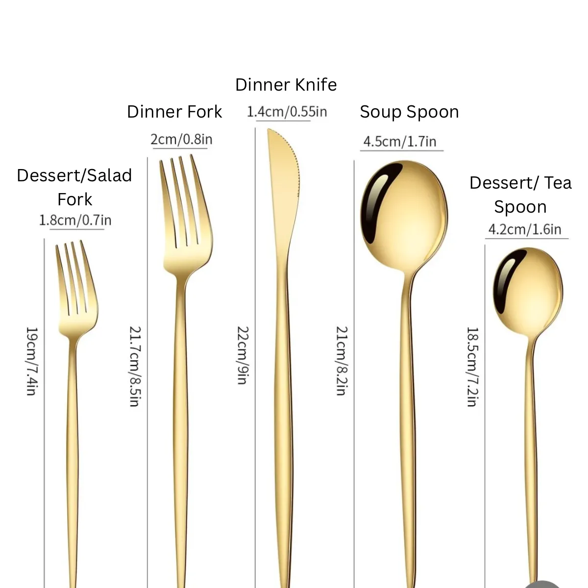 Gold Flatware