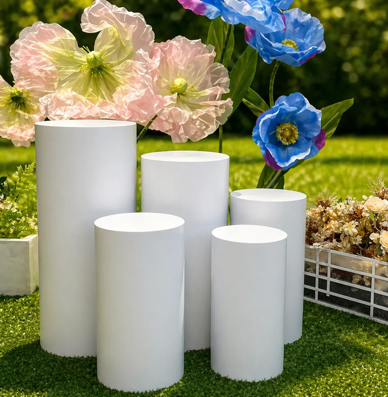 Cylinder Stands - Set of 5 Metal)