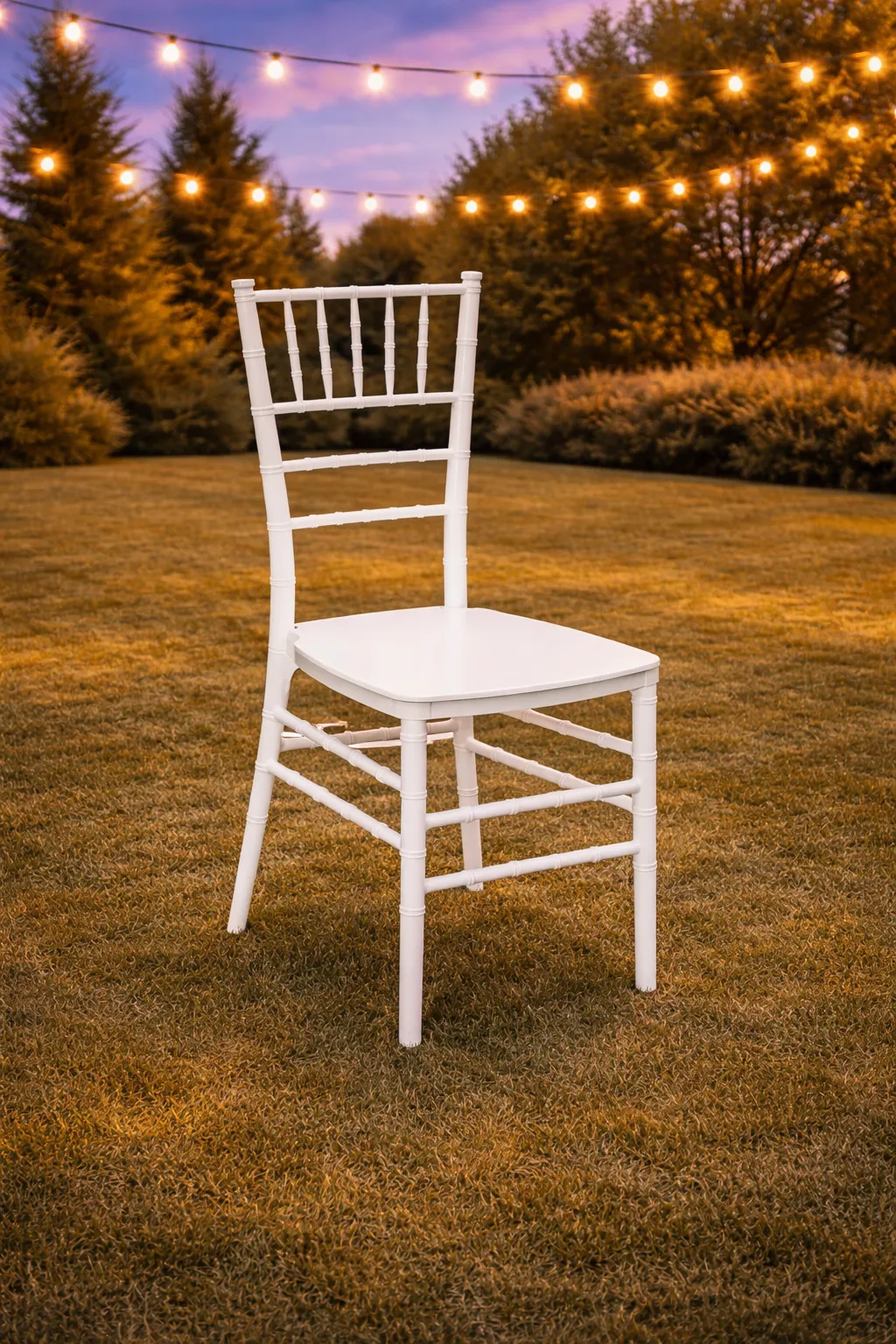 White Chiavari Chair (cushions Not Included)