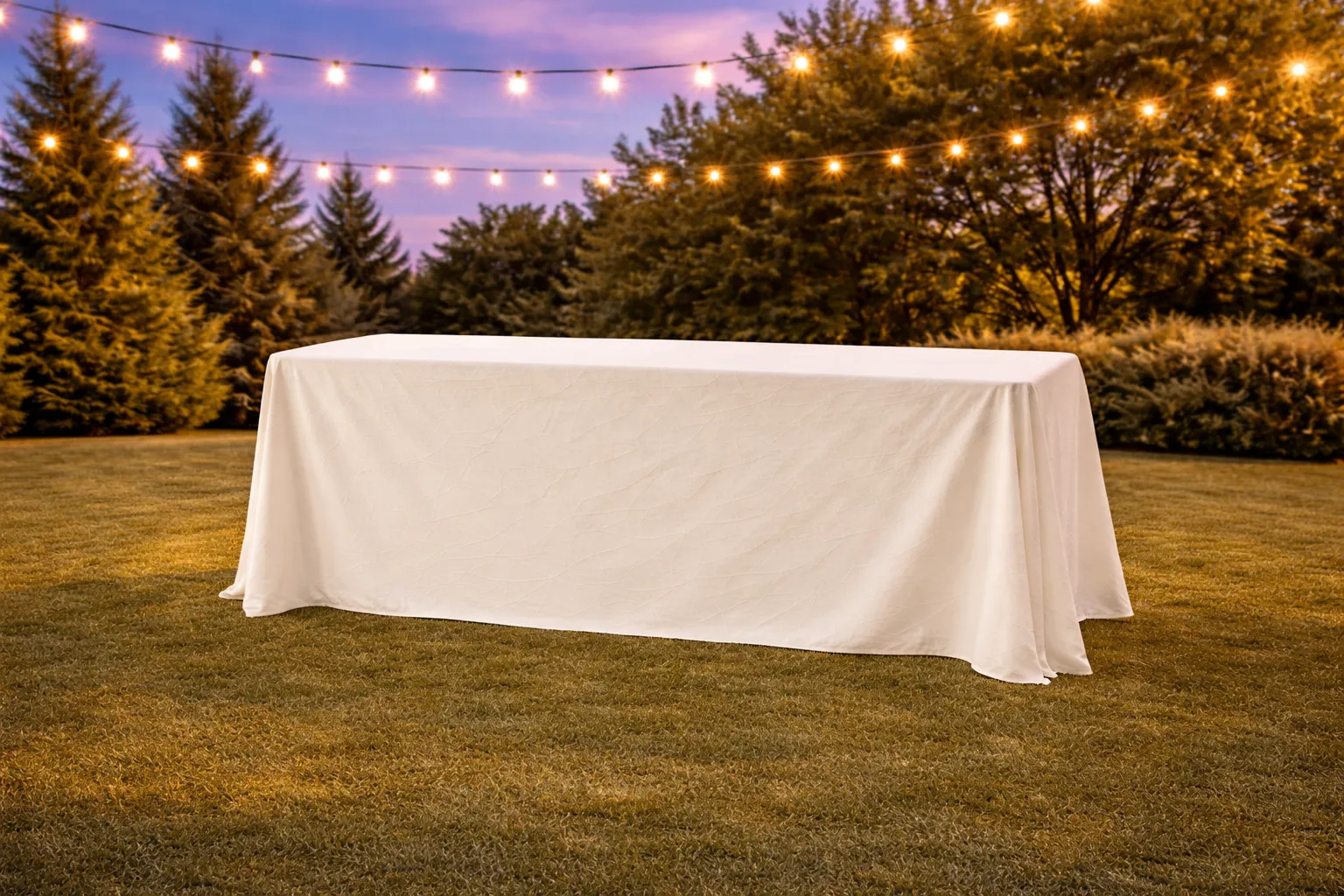 Tablecloth - Rectangle Ivory  90" x 132