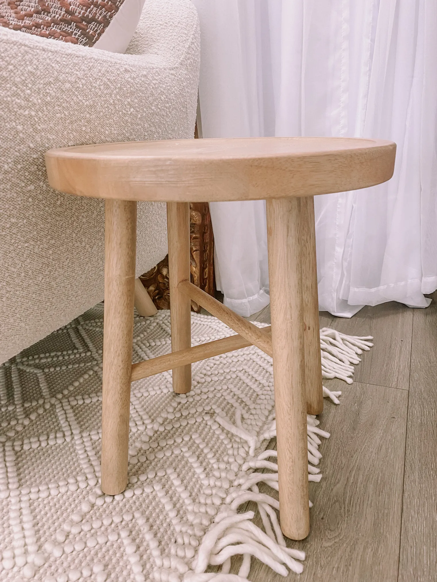 Wood Side Table