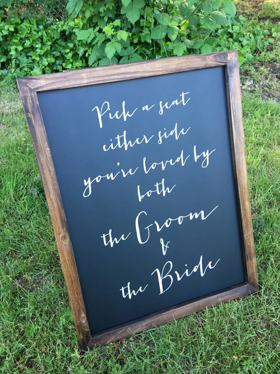 "Pick a Seat" Sign #3