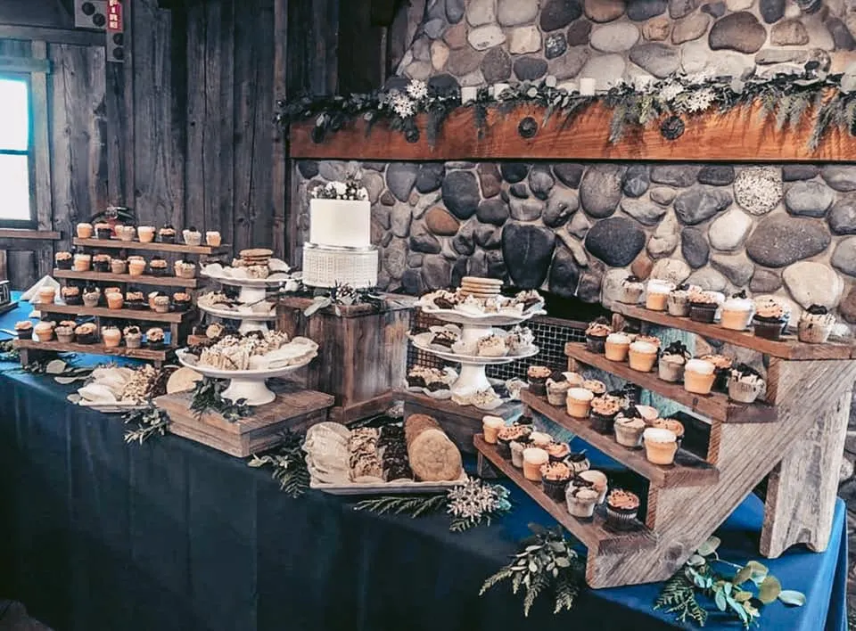 Rustic Cupcake Ladder