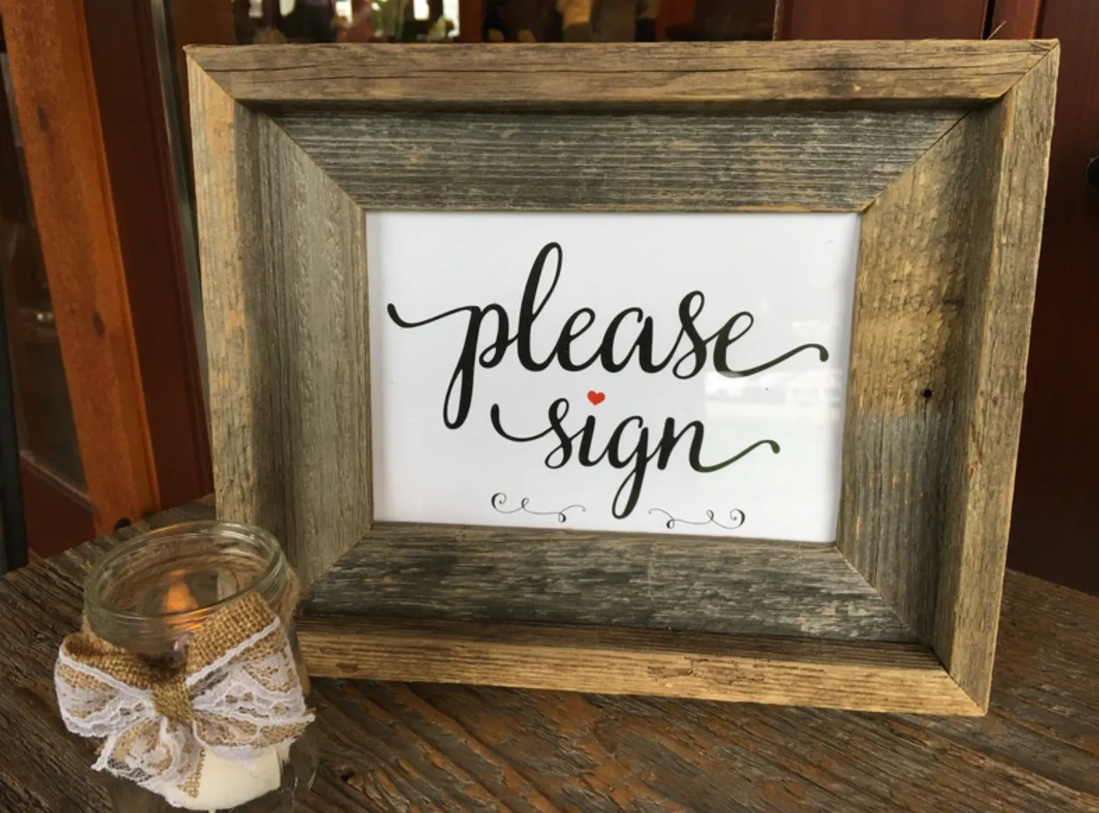 Rustic Picture Frames 5" x 7"