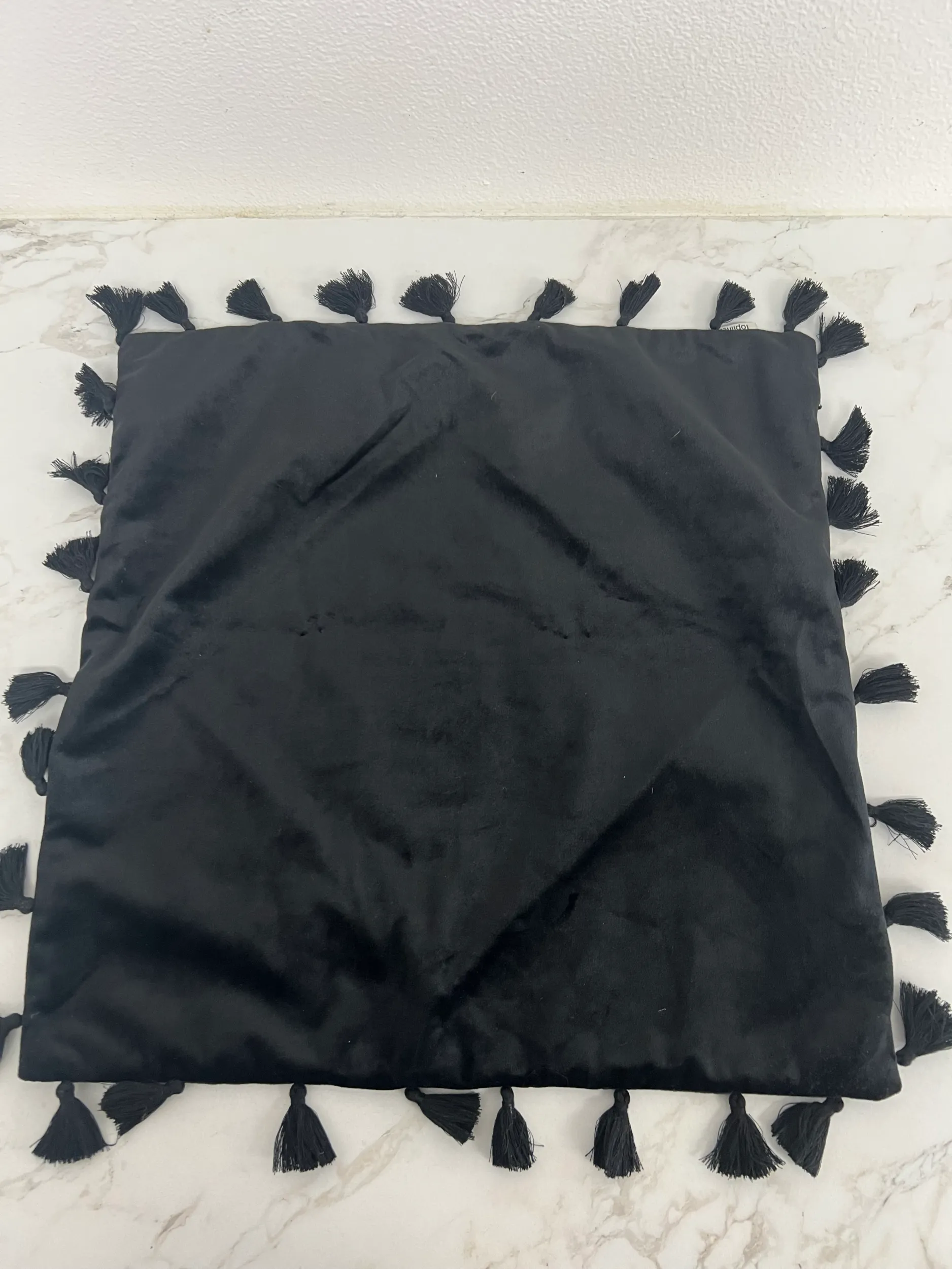 Black Velvet with Tassels