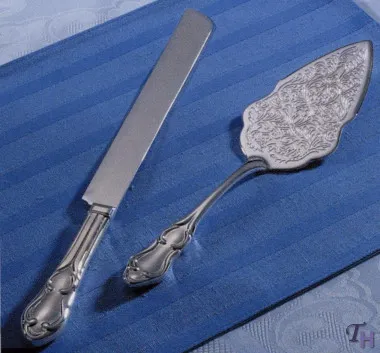 Silver Vintage Cake Cutting Tools