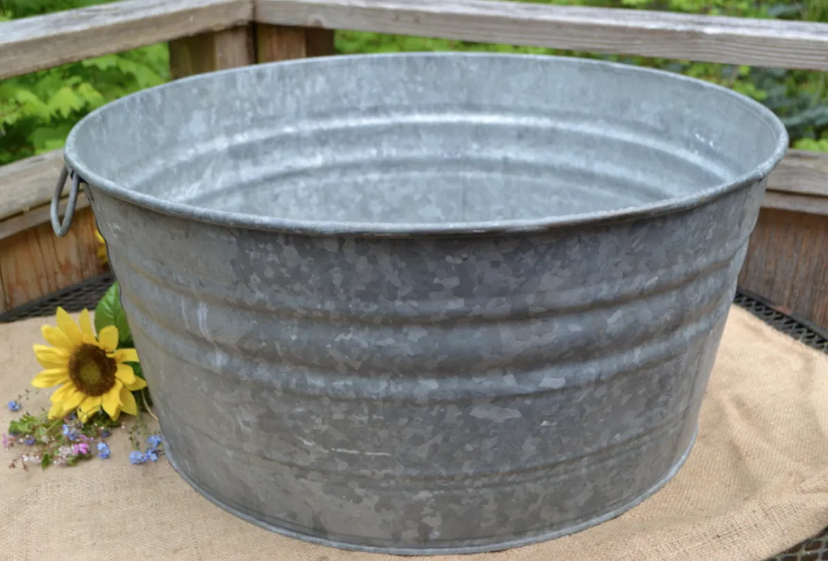 Galvanized Tub