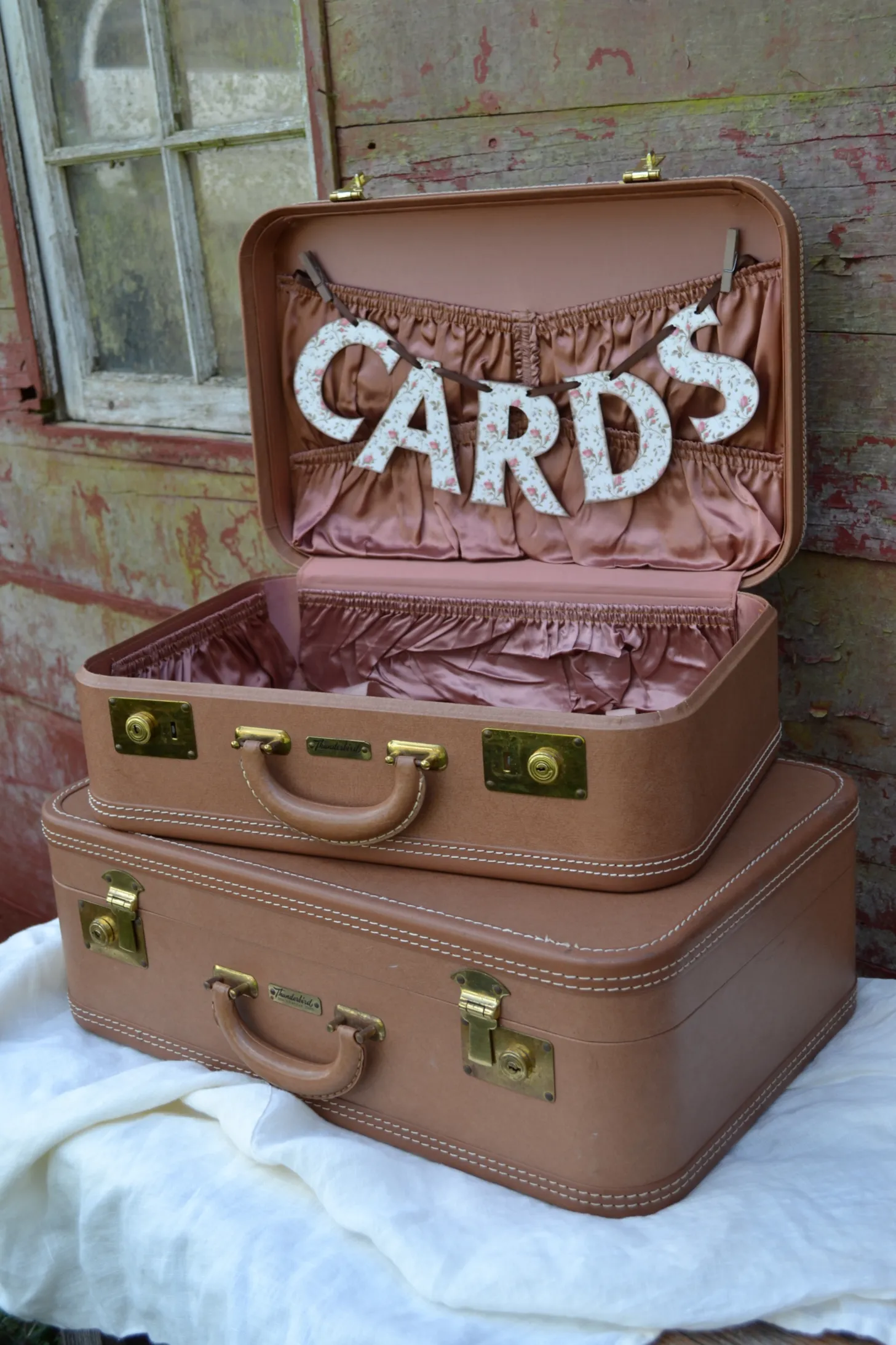 Pink Suitcases 