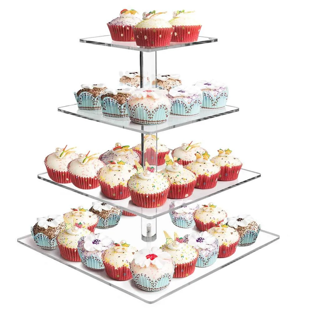 Acrylic Dessert Tower - Square