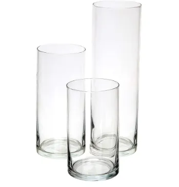 Clear Hurricane Trio - No Candles Included