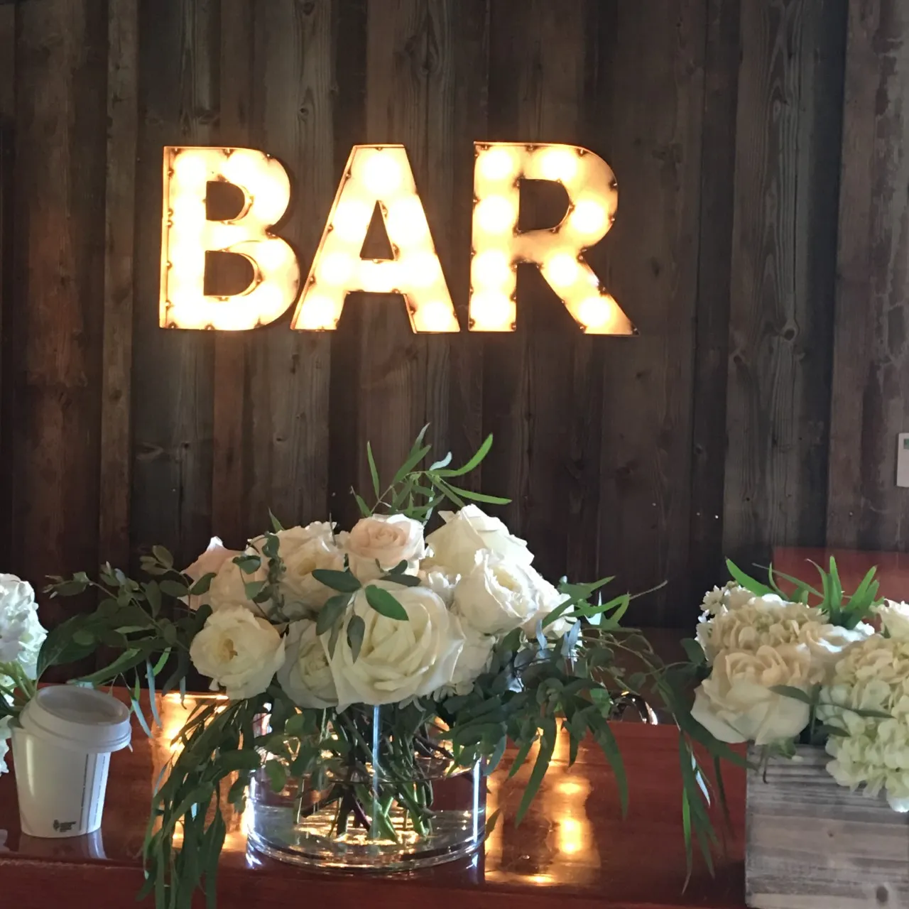 Marquee Sign "BAR"