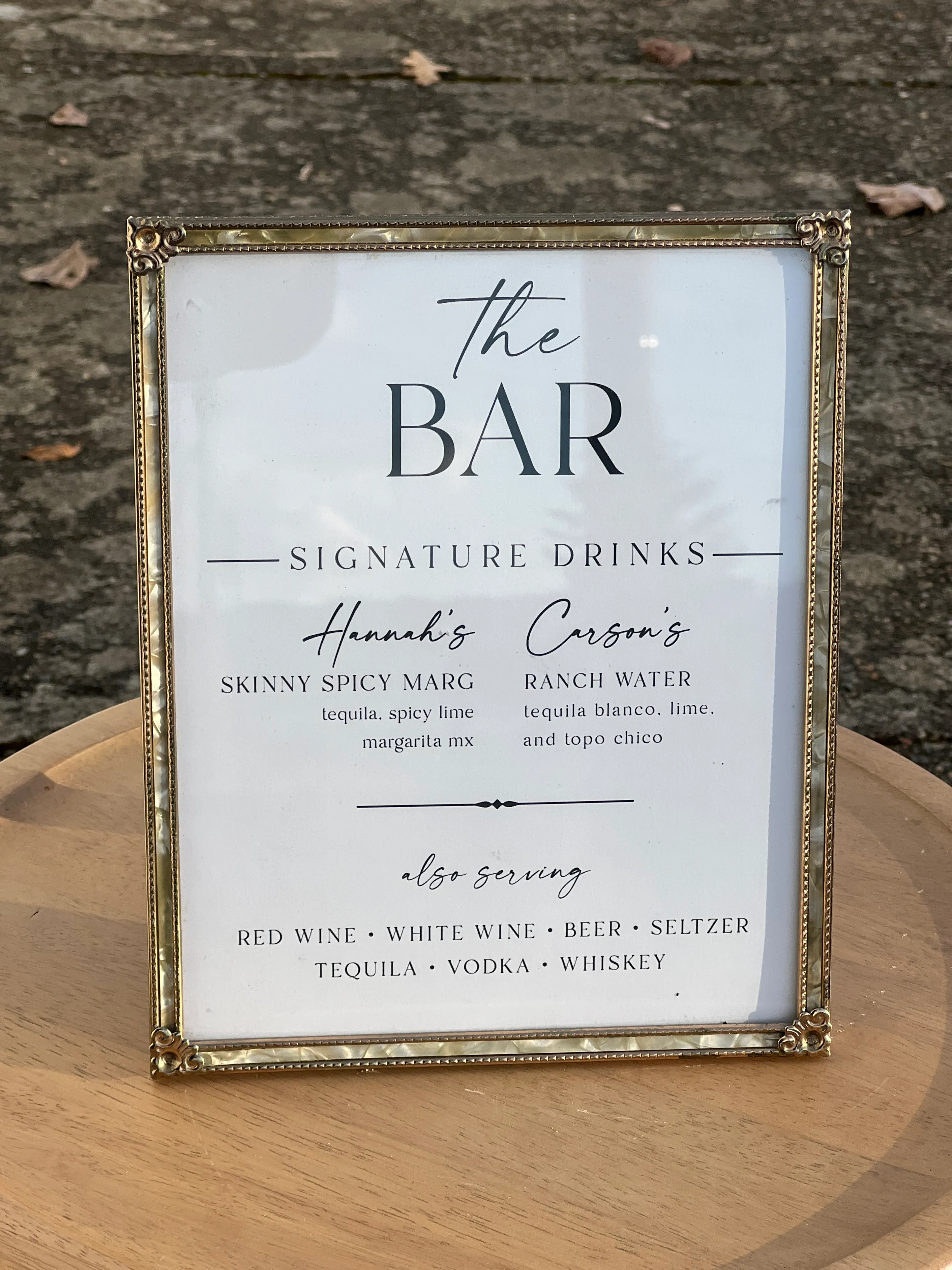 Assorted 8x10 Gold Frames