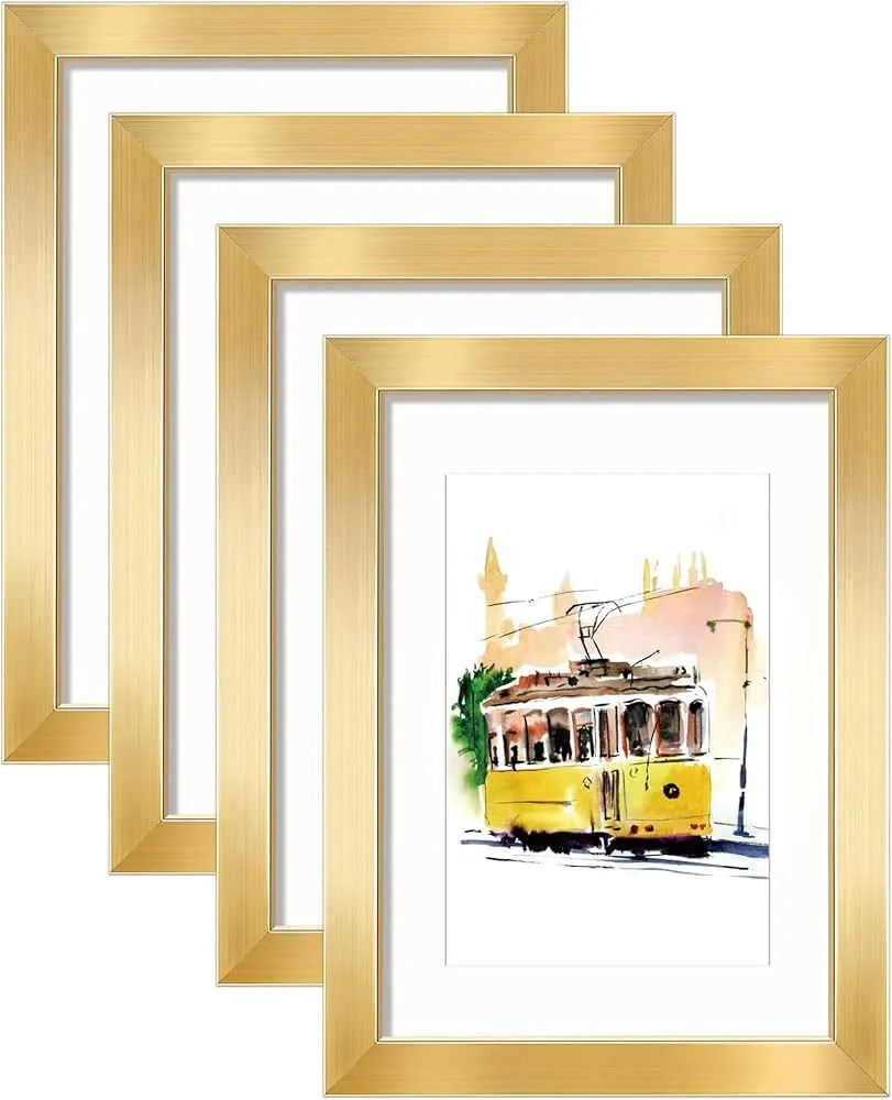 5x7 Simple Gold Frame 