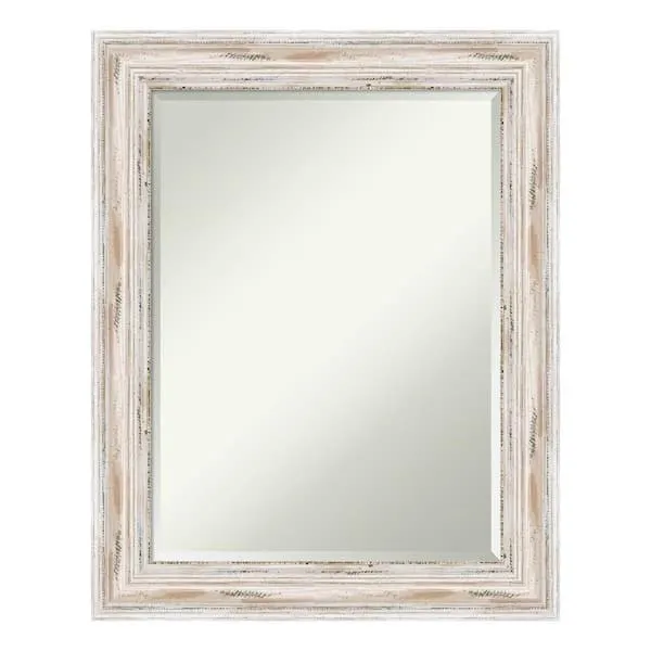 White Wash Mirror