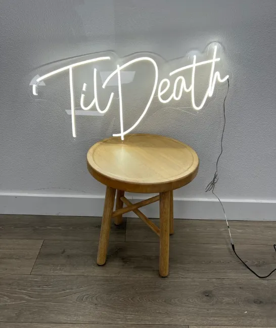 Neon Sign - Til Death