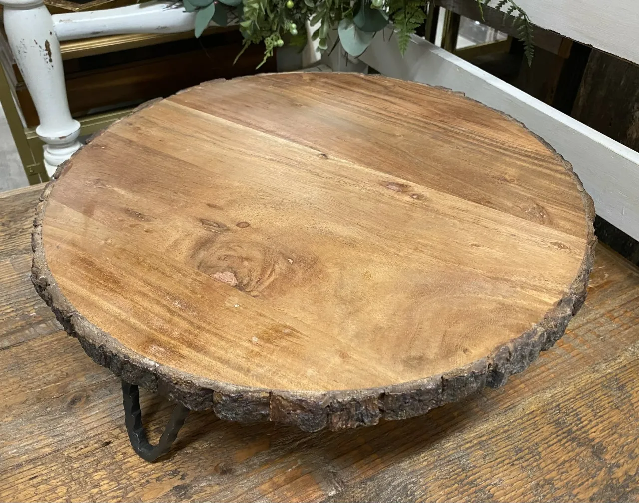 Log Round Cake Stand