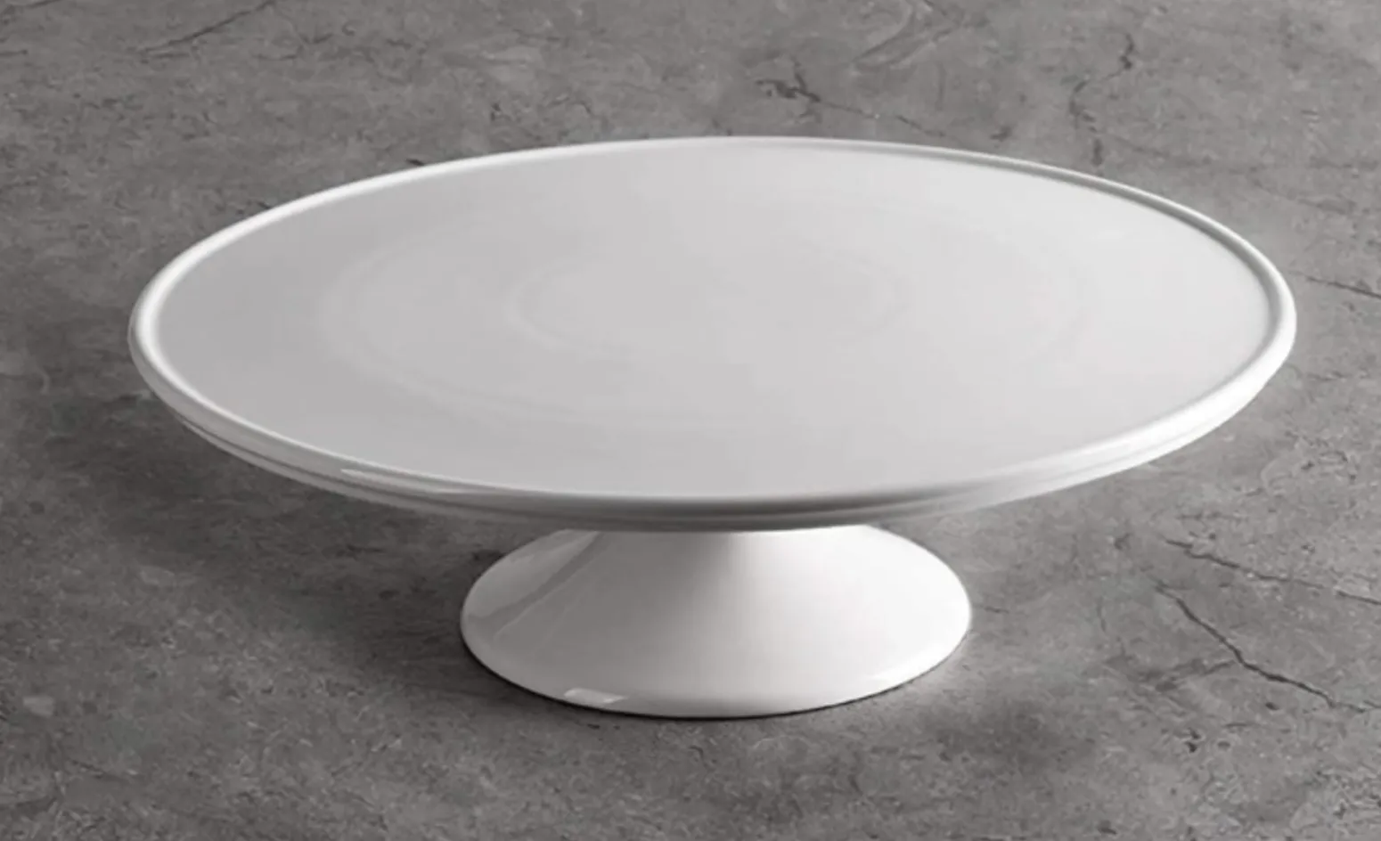 "Marcie" White Cake Stand