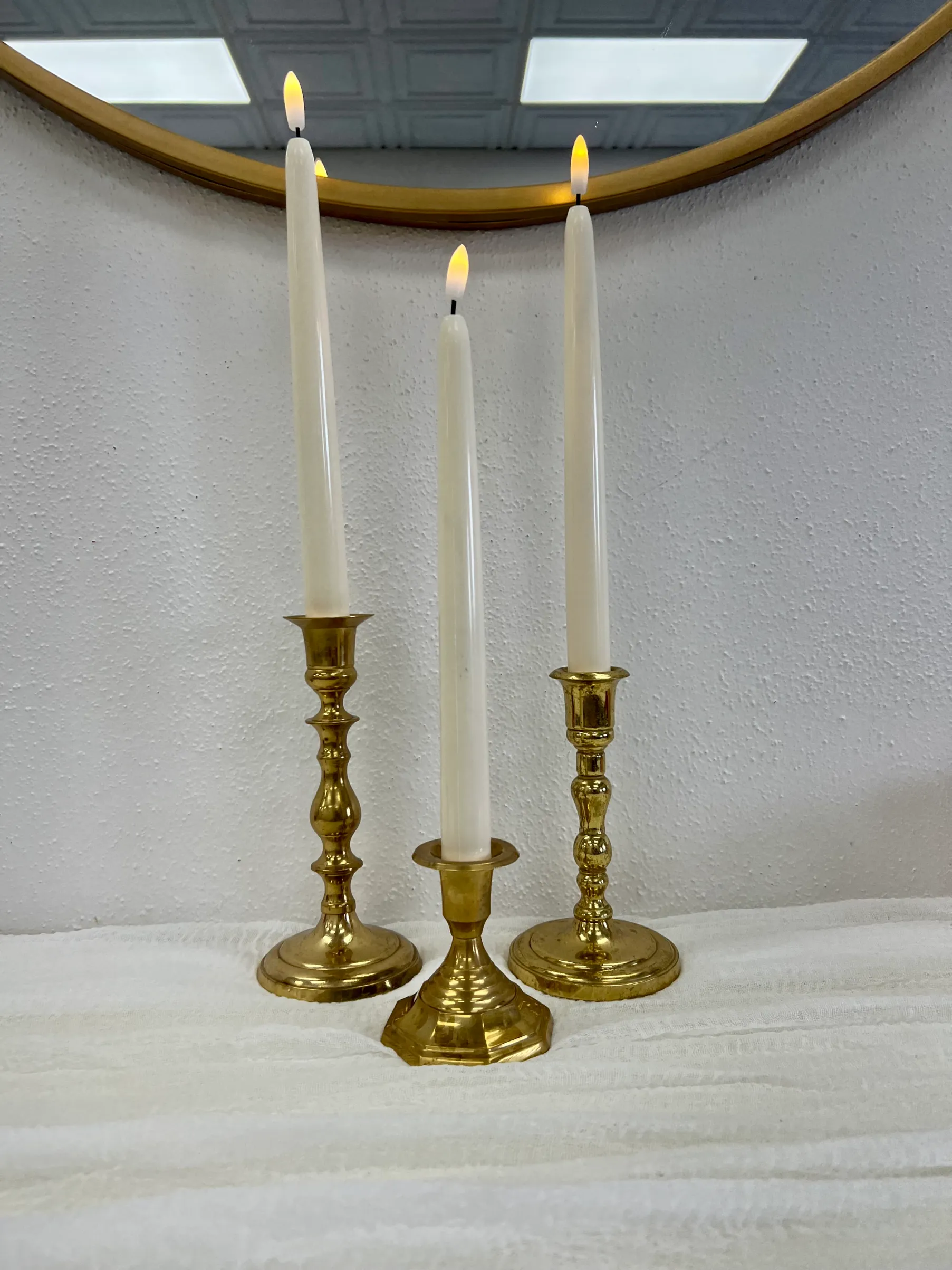 Battery Tapered Candles